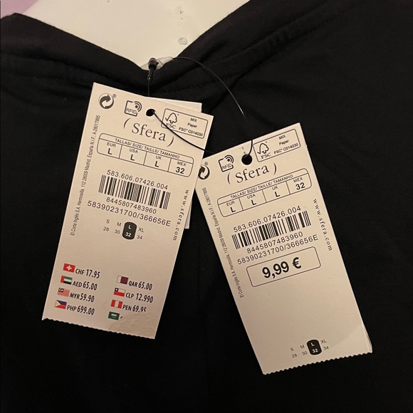 Black Graphic T-Shirt with Gold Design - Picture 4 of 5